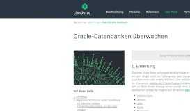 
							         Oracle-Datenbanken überwachen | checkmk								  
							    