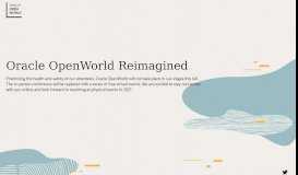 
							         Oracle OpenWorld 2019								  
							    