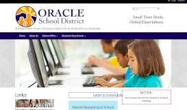 
							         Oracle School District 2								  
							    