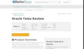 
							         Oracle Taleo Review – 2019 Pricing, Features, Shortcomings								  
							    