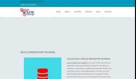 
							         Oracle Webcenter Training | Oracle Webcenter Online Training- GOT								  
							    