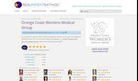 
							         Orange Coast Women's Medical Group - Real Patient Ratings								  
							    