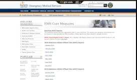 
							         Orange County, California - EMS Core Measures								  
							    