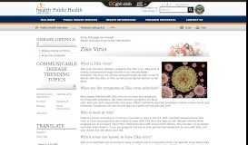 
							         Orange County, California - Zika - OC Health Care Agency								  
							    