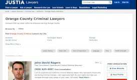 
							         Orange County Criminal Lawyers - Compare Top Criminal Attorneys in ...								  
							    