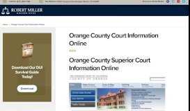 
							         Orange County Superior Court - Orange County DUI Attorney								  
							    