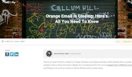 
							         Orange Email Is Closing: Here's All You Need To Know ...								  
							    