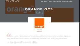 
							         Orange OCS - Cantemo								  
							    