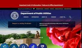 
							         Orangeburg Department of Public Utilities | Home								  
							    