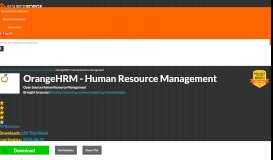 
							         OrangeHRM - Human Resource Management download ...								  
							    