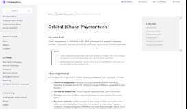 
							         Orbital (Chase Paymentech) - Chargebee Docs								  
							    