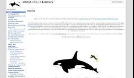 
							         ORCA Input Library - Google Sites								  
							    
