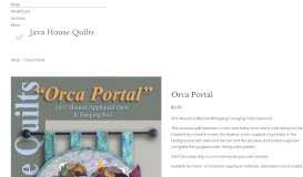 
							         Orca Portal – Java House Quilts								  
							    