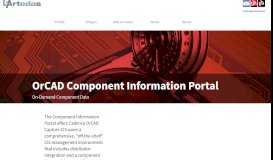 
							         OrCAD Component Information Protal - Artedas Europe								  
							    