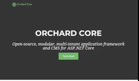 
							         Orchard Core - ASP.NET Core Modular Multi-Tenant Framework and ...								  
							    