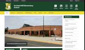 
							         Orchard Hill Elementary School - Montgomery Township School District								  
							    
