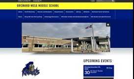 
							         Orchard Mesa Middle School: Home								  
							    