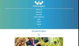 
							         Orchid Project | Writhlington School								  
							    