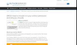 
							         ORCiD: how to include it in your online submission (and why you ...								  
							    