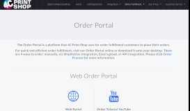 
							         Order Portal - 4C Print Shop								  
							    
