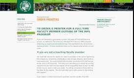 
							         Order Printers | Cleveland State University								  
							    