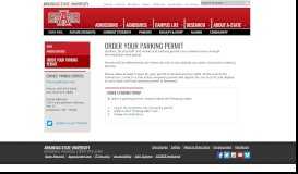 
							         Order Your Parking Permit - Arkansas State University								  
							    