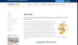 
							         Ordering - SureCost, by Emerlyn Technology								  
							    