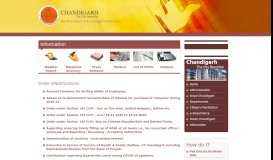 
							         Orders/Notifications - Official Website of Chandigarh Administration								  
							    