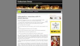 
							         Ordinariate Portal | one-stop site for news of the Personal Ordinariate ...								  
							    