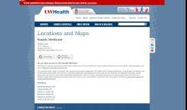 
							         Oregon Clinic - Family Medicine | UW Health | Madison, WI								  
							    