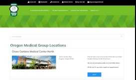 
							         Oregon Medical Group Clinics located in Eugene & Springfield								  
							    