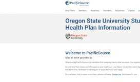 
							         Oregon State University - PacificSource Health Plans								  
							    