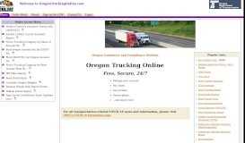 
							         Oregon Trucking Online								  
							    