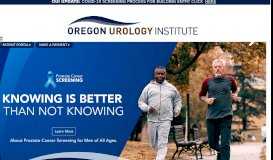 
							         Oregon Urology Institute : Bladder Cancer, Prostate Cancer, Kidney ...								  
							    