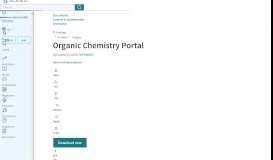 
							         Organic Chemistry Portal | Chemical Reactions (55 views) - Scribd								  
							    