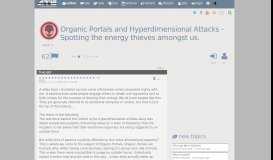 
							         Organic Portals and Hyperdimensional Attacks - Spotting the energy ...								  
							    