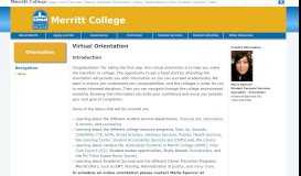 
							         Orientation and Assessment - Merritt College								  
							    