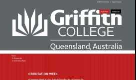 
							         Orientation - Griffith University								  
							    