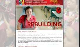 
							         Orientation - Northern Marianas College								  
							    