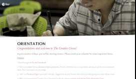 
							         Orientation - The Creative Circus Portfolio School in Atlanta, GA ...								  
							    