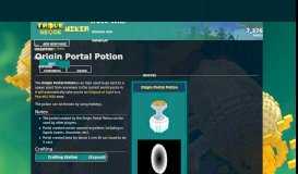 
							         Origin Portal Potion | Trove Wiki | FANDOM powered by Wikia								  
							    