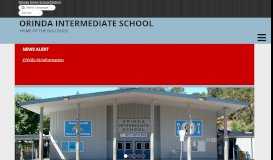 
							         Orinda Intermediate School								  
							    