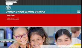 
							         Orinda Union School District								  
							    