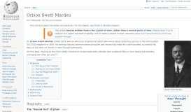 
							         Orison Swett Marden - Wikipedia								  
							    