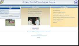 
							         Orissa Rainfall Monitoring System								  
							    