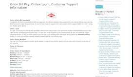 
							         Orkin Bill Pay, Online Login, Customer Support Information								  
							    