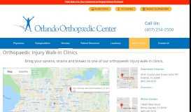 
							         Orlando Orthopaedic Injury Walk-in Clinic | Orlando Orthopaedic								  
							    
