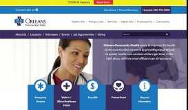 
							         Orleans Community Health: Home Page								  
							    