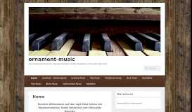 
							         ornament-music – Das Download Portal der Musikproduktion Toddo ...								  
							    