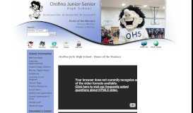 
							         Orofino Junior / Senior High School								  
							    